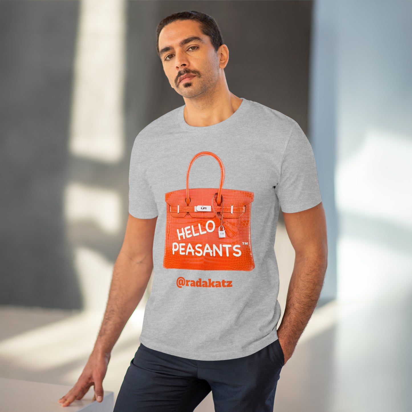 "it's is not a bag - it's a BIRKIN" Designer HELLO PEASANTS ™ Fancy Unisex T-shirt by @radakatz