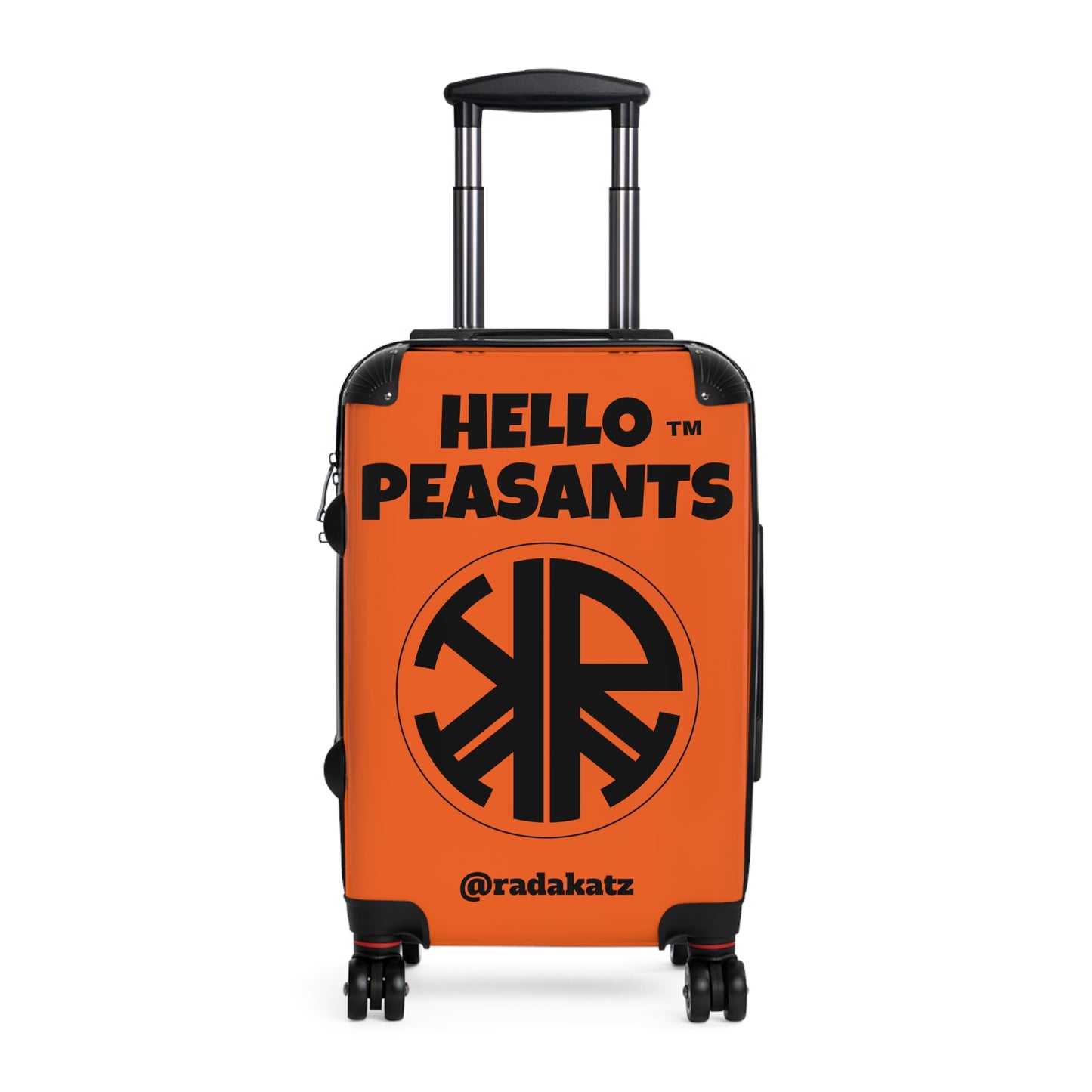 "Travel in Royal Style" HELLO PEASANTS ™Suitcase by @radakatz