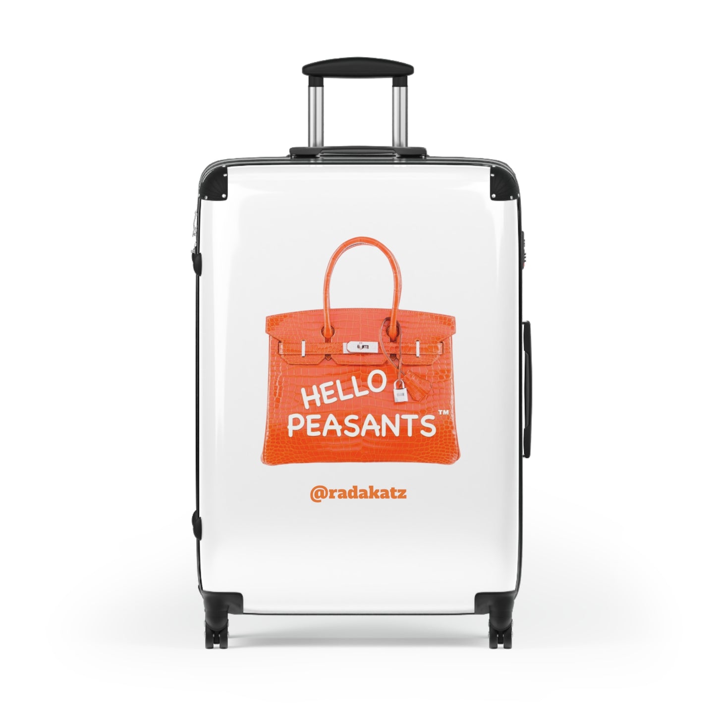 "Travel in Royal Style" HELLO PEASANTS ™Suitcase by @radakatz