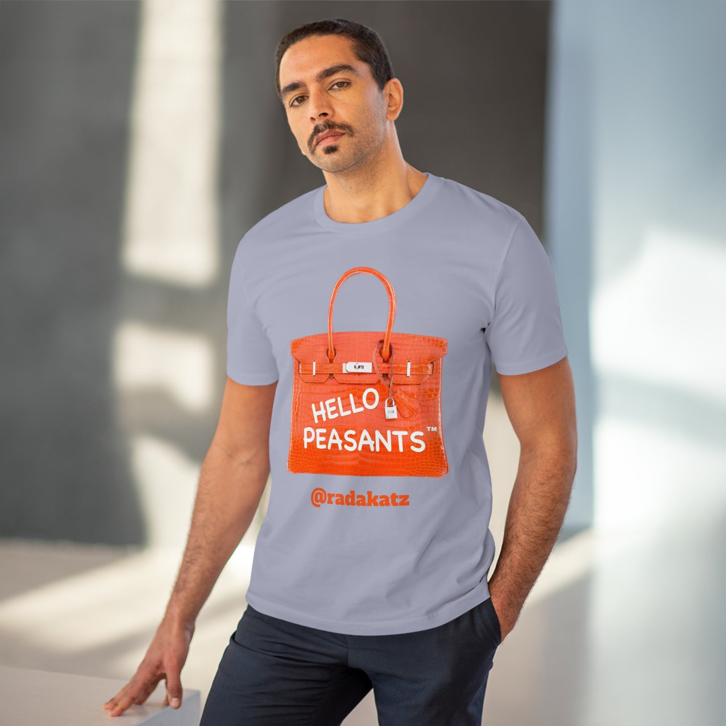 "it's is not a bag - it's a BIRKIN" Designer HELLO PEASANTS ™ Fancy Unisex T-shirt by @radakatz