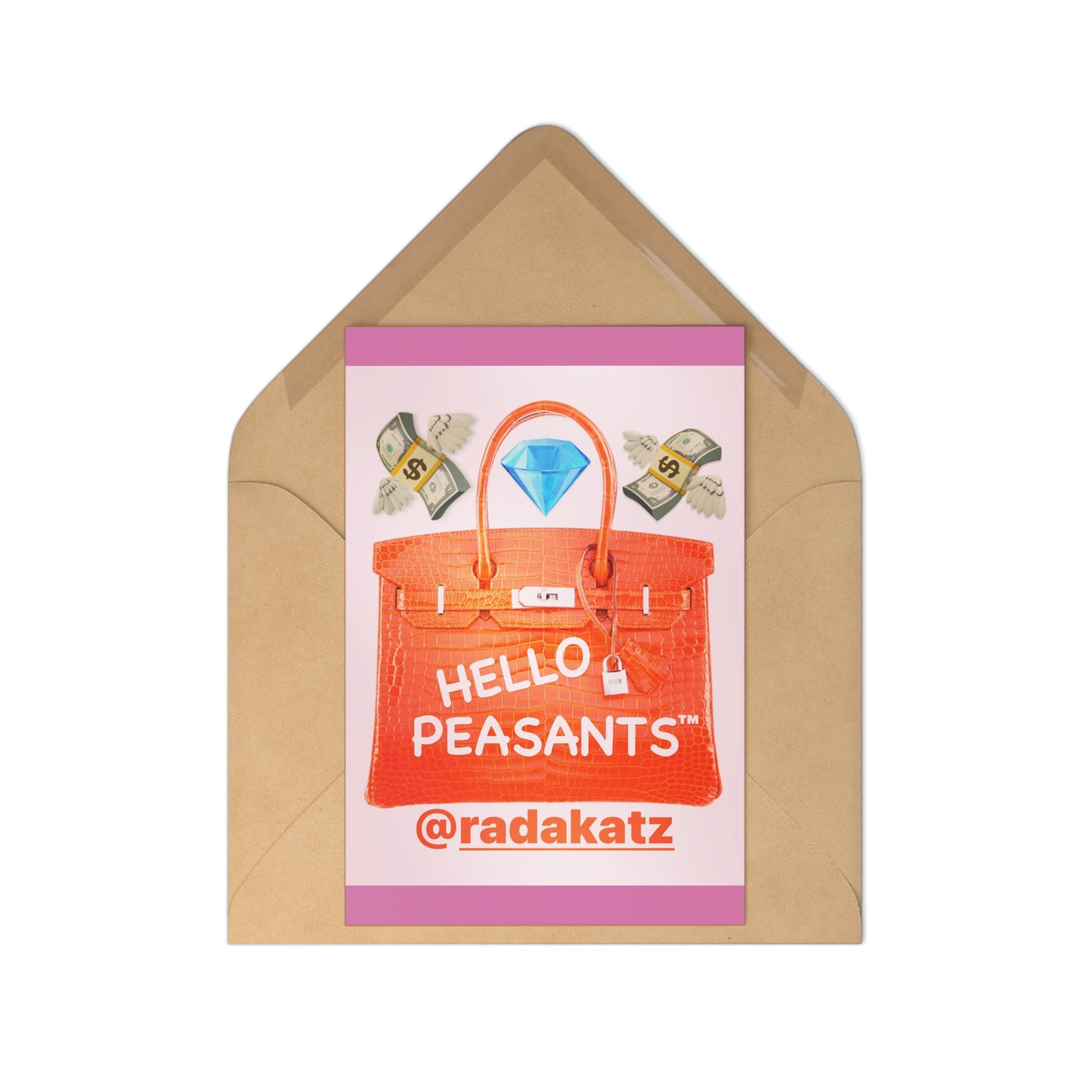 "Money Bags" Designer 7 piece HELLO PEASANTS ™ Set by @radakatz