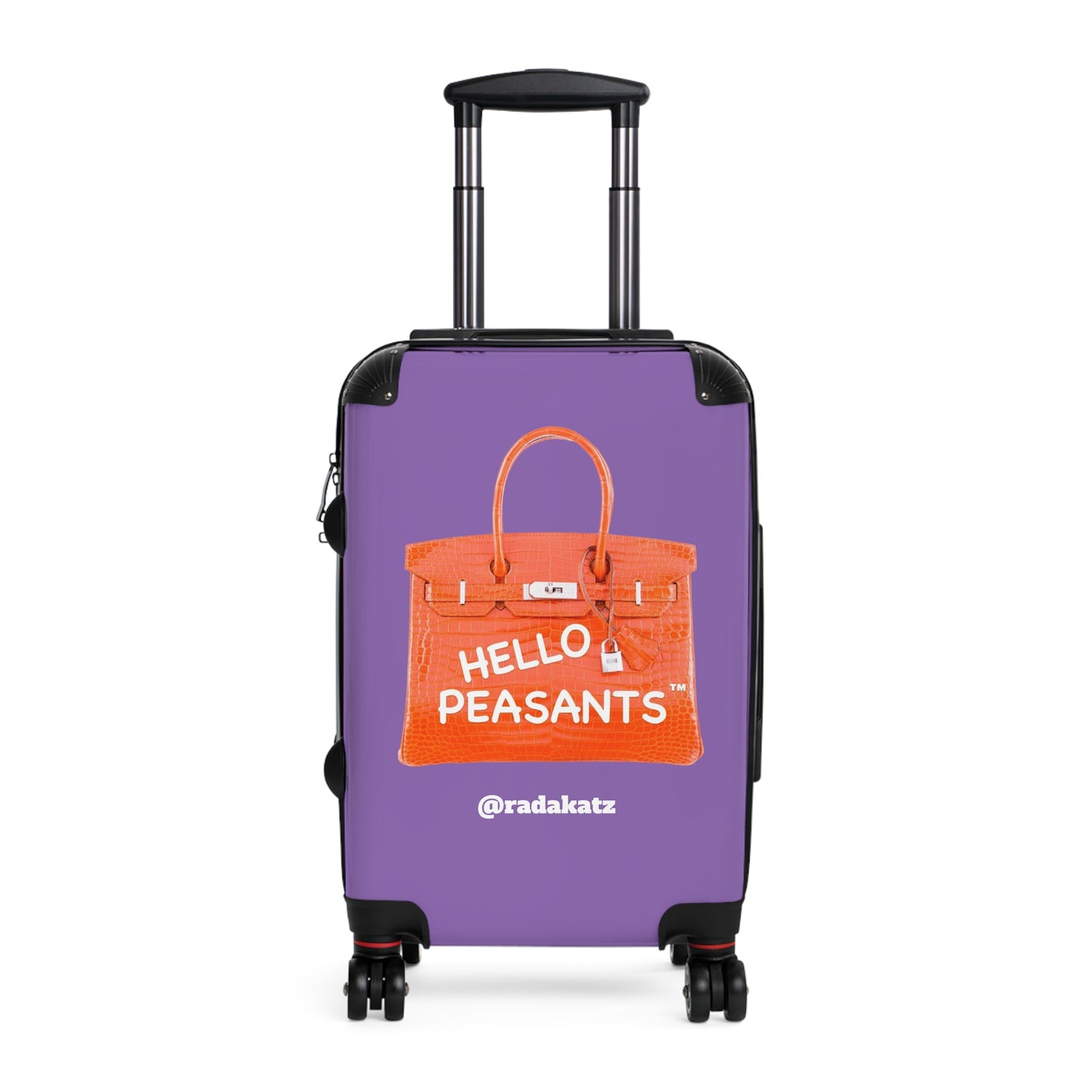 "Travel in Royal Style" HELLO PEASANTS ™ Suitcase by @radakatz