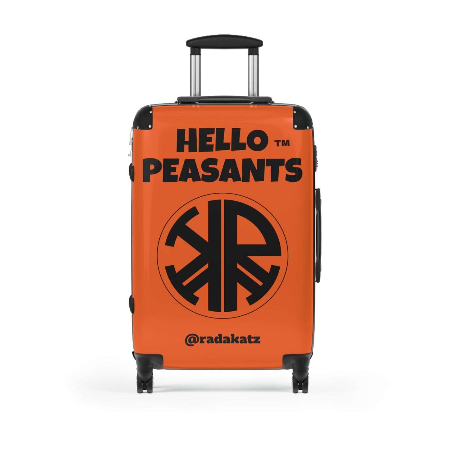 "Travel in Royal Style" HELLO PEASANTS ™Suitcase by @radakatz