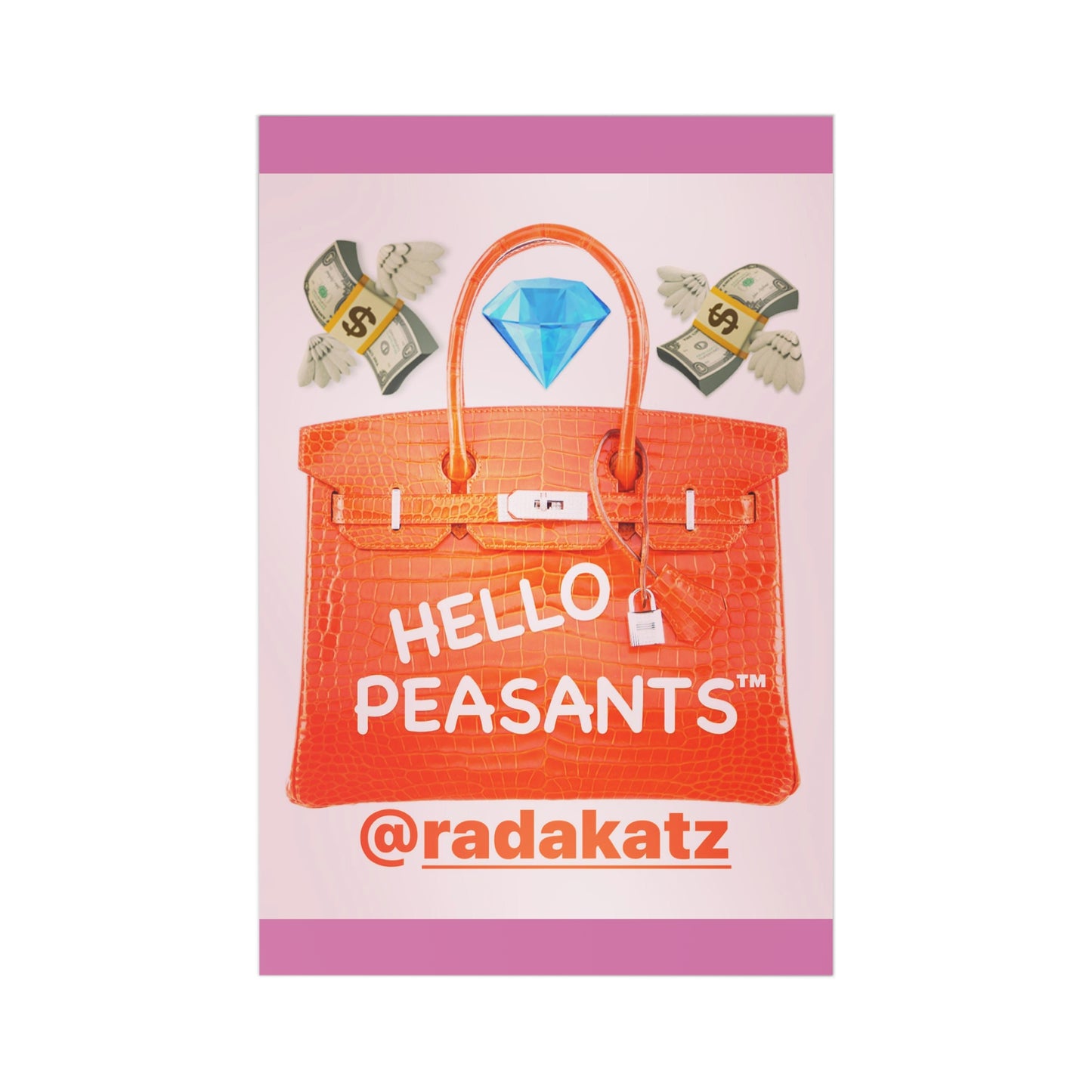 "Money Bags" Designer 7 piece HELLO PEASANTS ™ Set by @radakatz