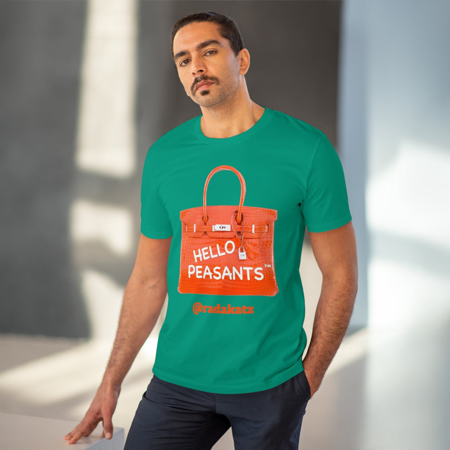 "it's is not a bag - it's a BIRKIN" Designer HELLO PEASANTS ™ Fancy Unisex T-shirt by @radakatz