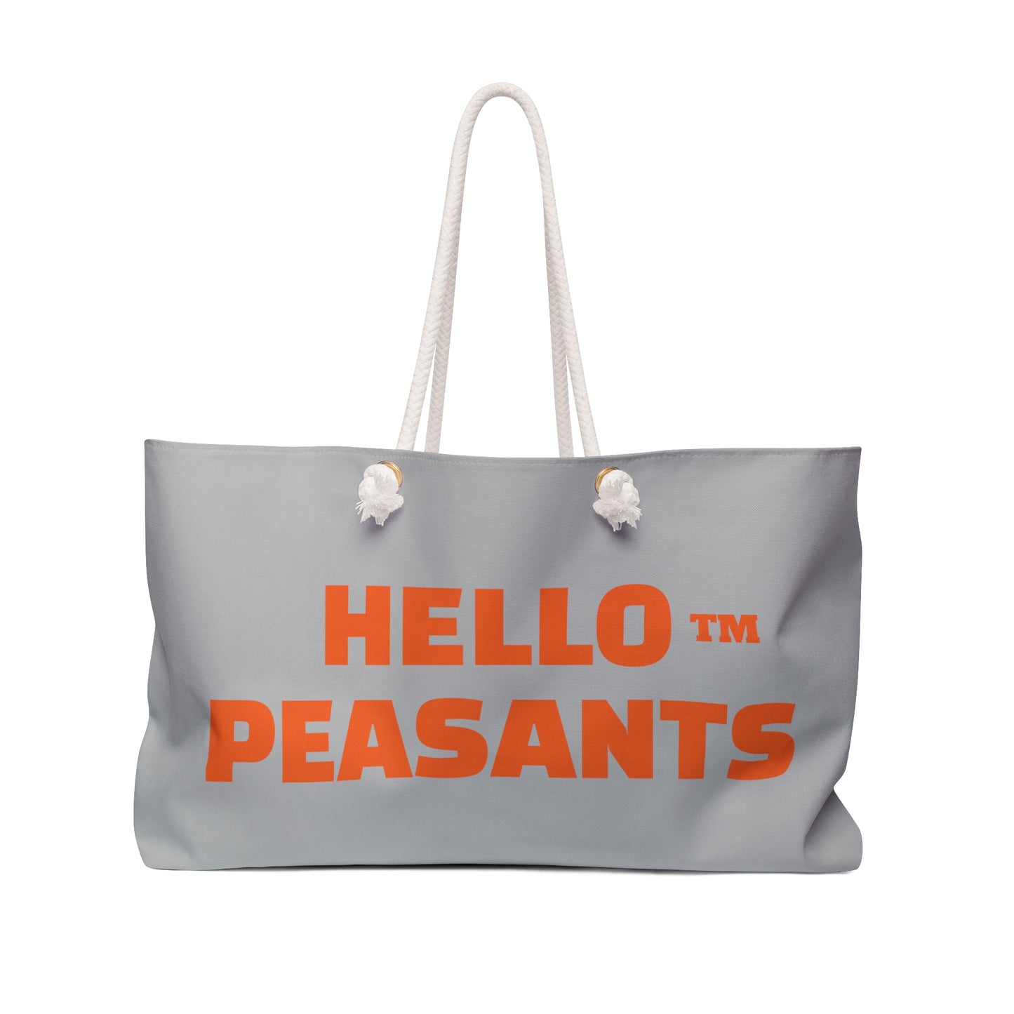 "My other bag is a Birkin!" Designer HELLO PEASANTS ™ Weekender Bag by @radakatz