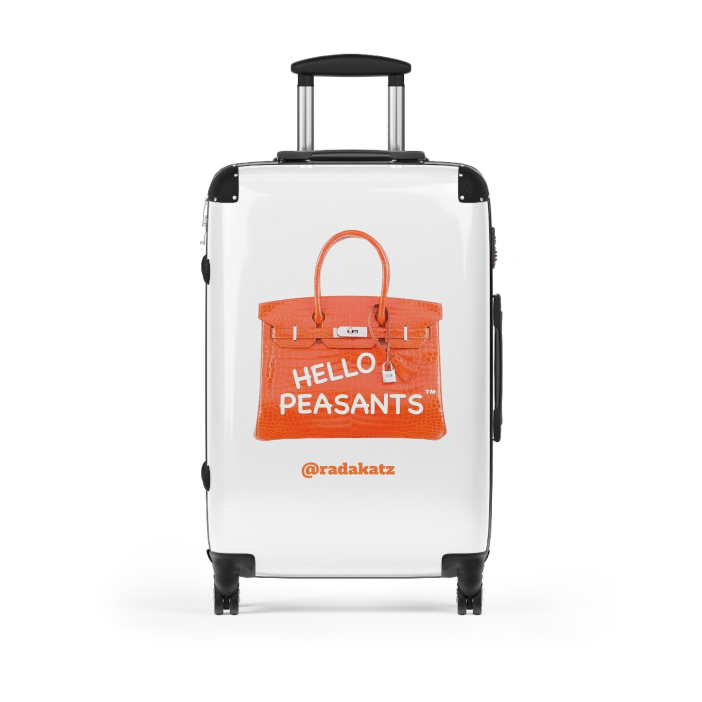 "Travel in Royal Style" HELLO PEASANTS ™Suitcase by @radakatz