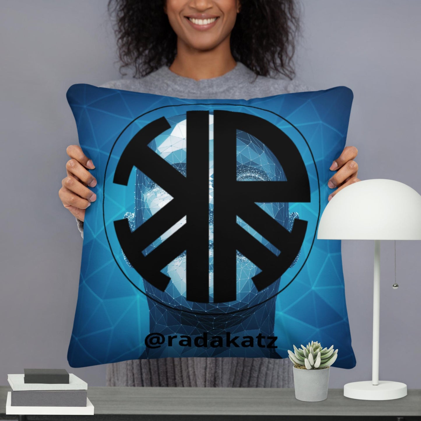 "Diamond Talk" Pillow from Hello Peasants ™ Collection by @radakatz