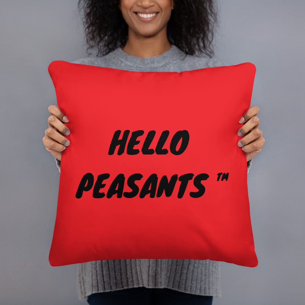 "Give me 5 Birkins!" Designer HELLO PEASANTS ™ Pillow by @radakatz