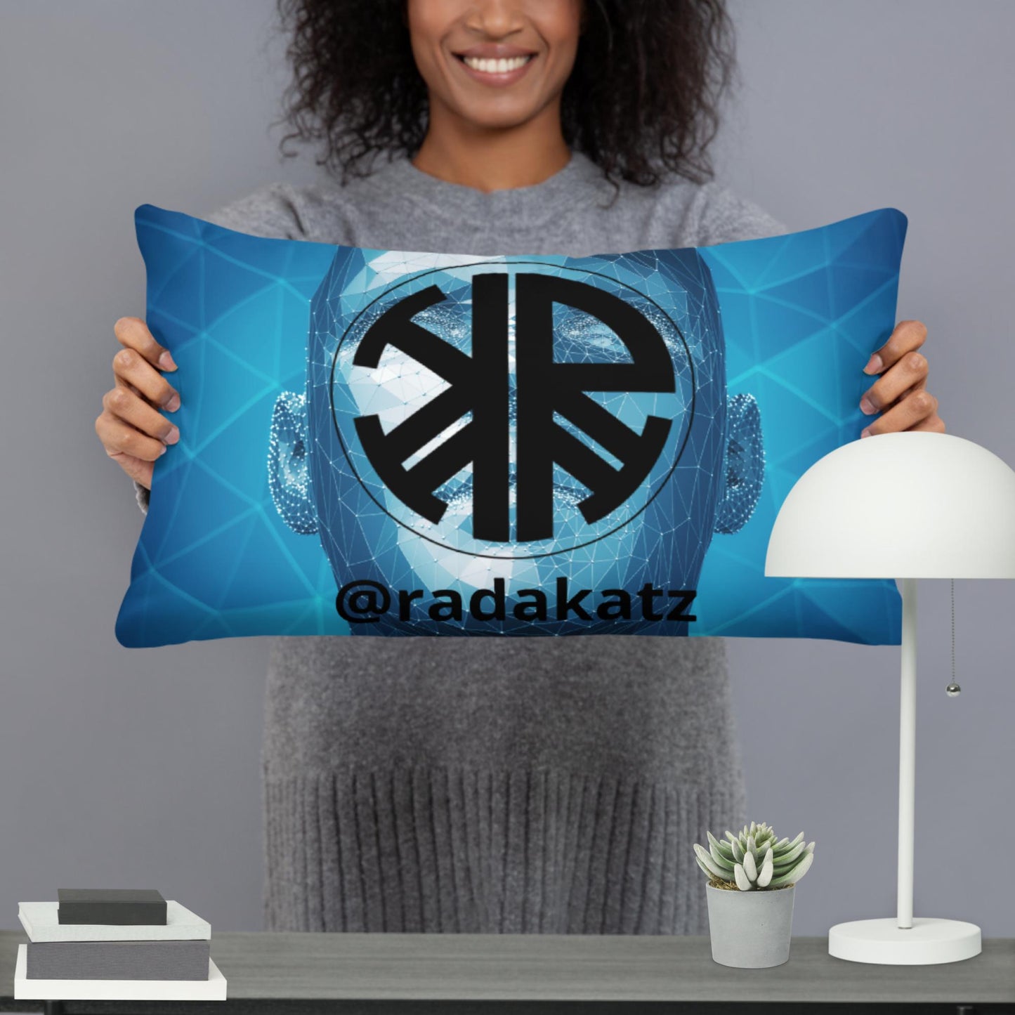 "Diamond Talk" Pillow from Hello Peasants ™ Collection by @radakatz